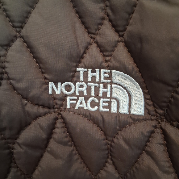 The North Face Brown Quilted Bomber Jacket - Picture 4 of 5